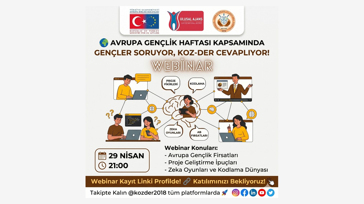 Avrupa Gençlik Haftası Webinarı
