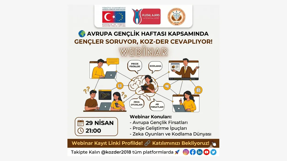 Avrupa Gençlik Haftası Webinarı