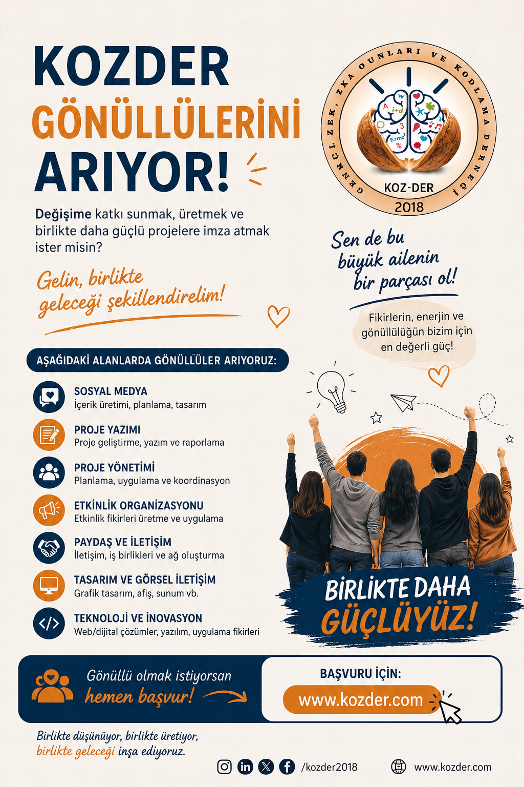 KOZ-DER Gönüllülerini Arıyor
