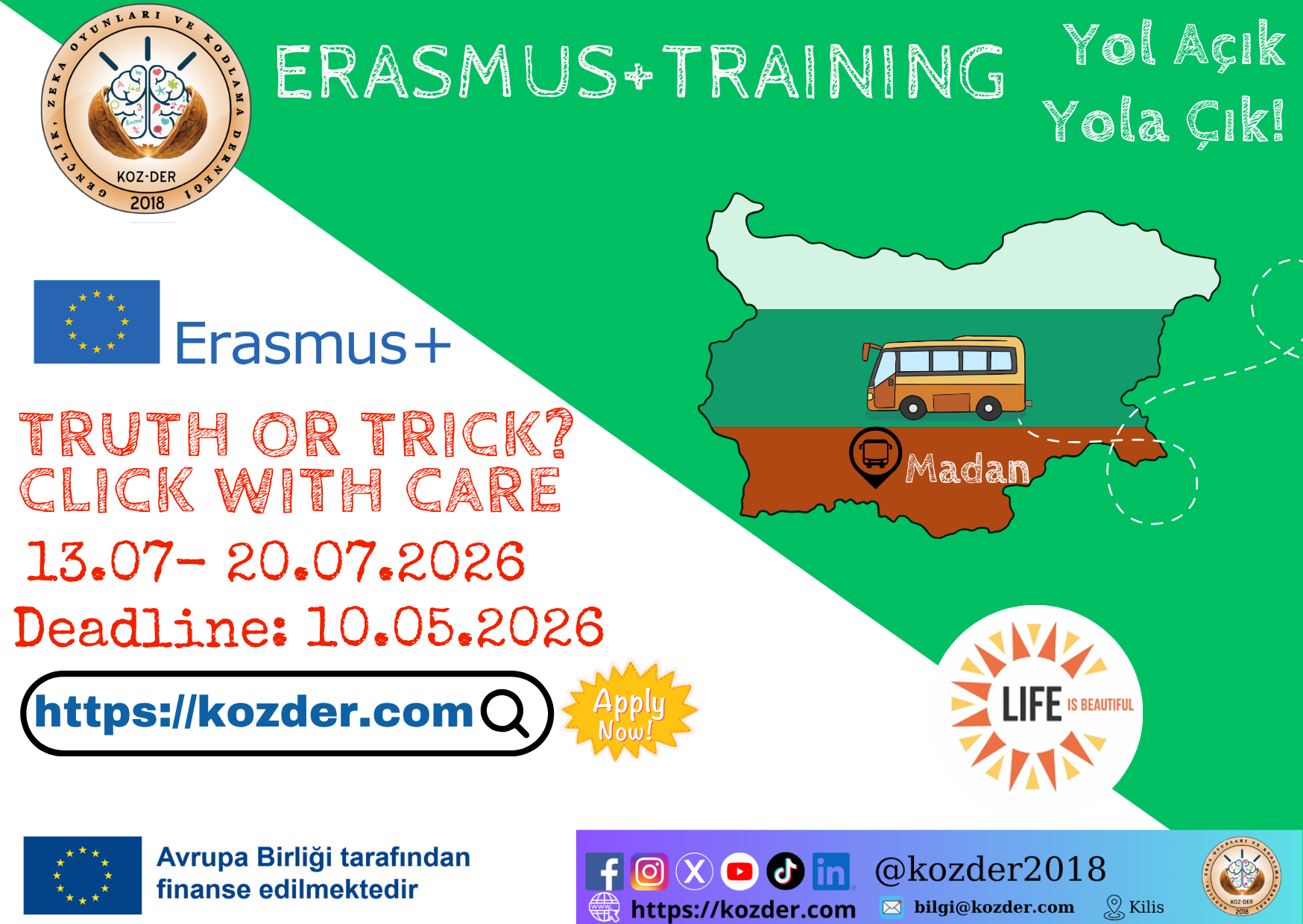 TRUTH OR TRICK? CLICK WITH CARE